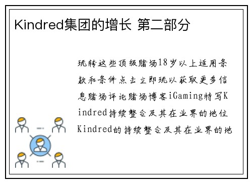 Kindred集团的增长 第二部分 